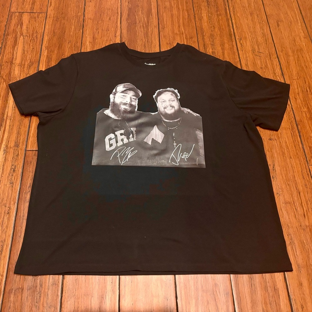 Post and jelly roll tee